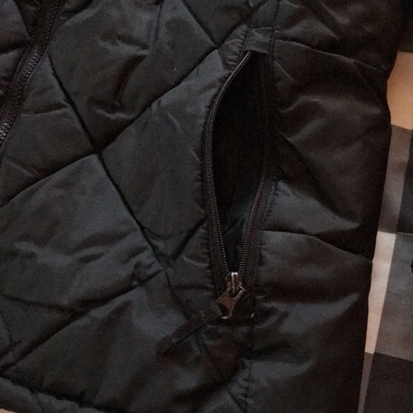DOUBLE DOWN Black Zip-up Quilted Puffer Jacket Sz L Large - Picture 5 of 11